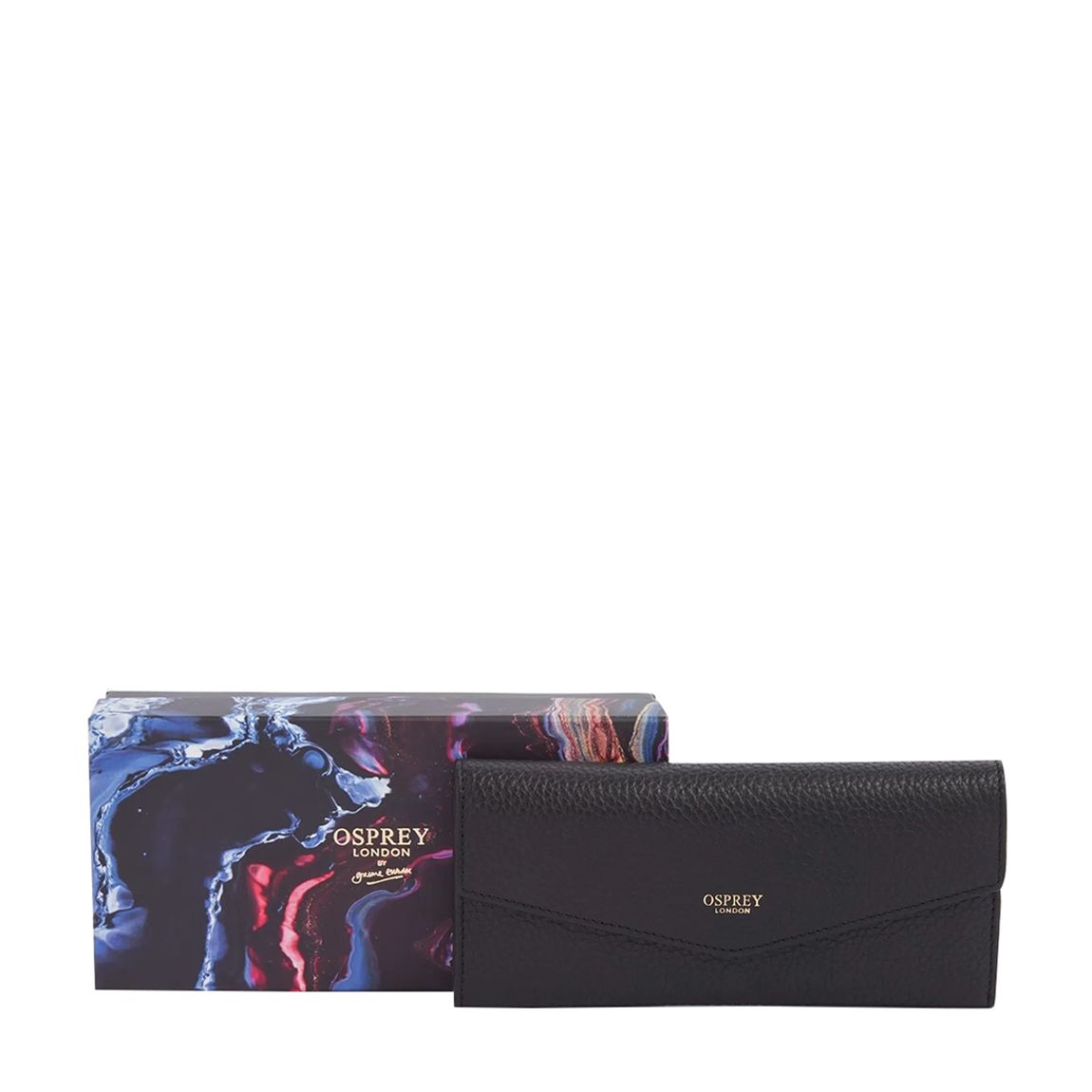 Black Luna Grainy Hide Matinee Purse main product photo
