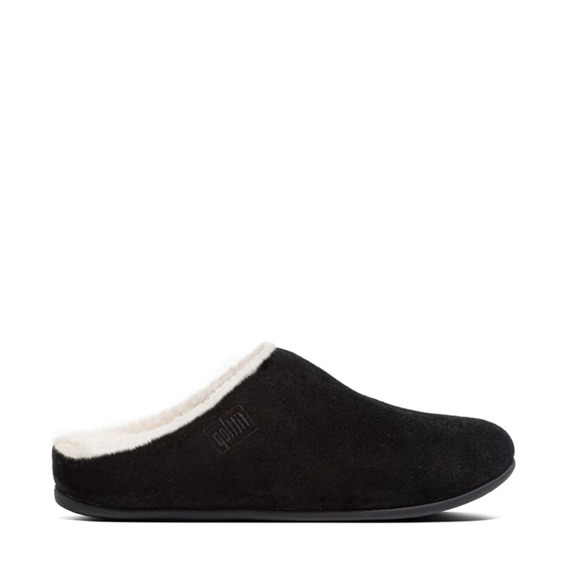 Black Chrissie Shearling Slipper main product photo