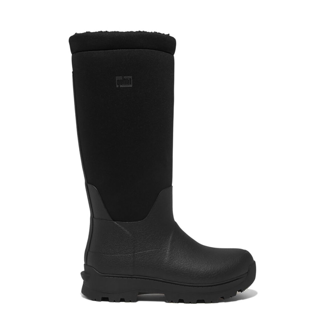 Black Fleece Lined Roll Down Wonderwelly Boot main product photo