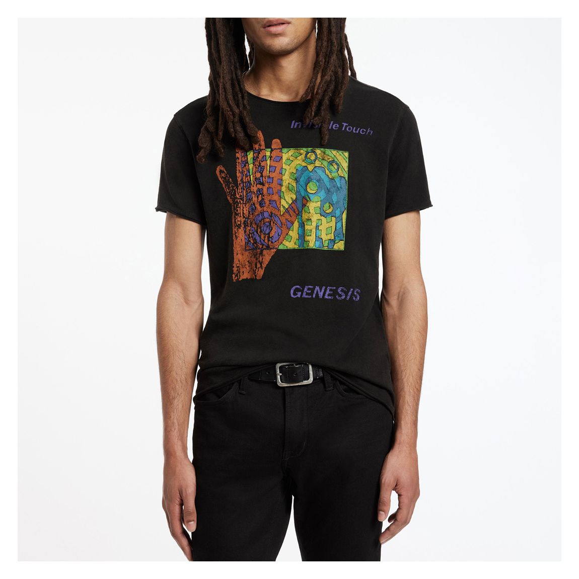 Black Genesis I Raw Edge T-Shirt main product photo