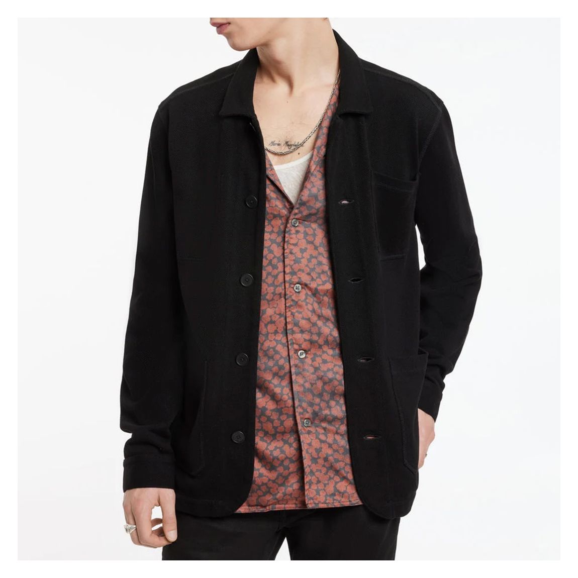 Black Kenmare Cotton Jacket main product photo