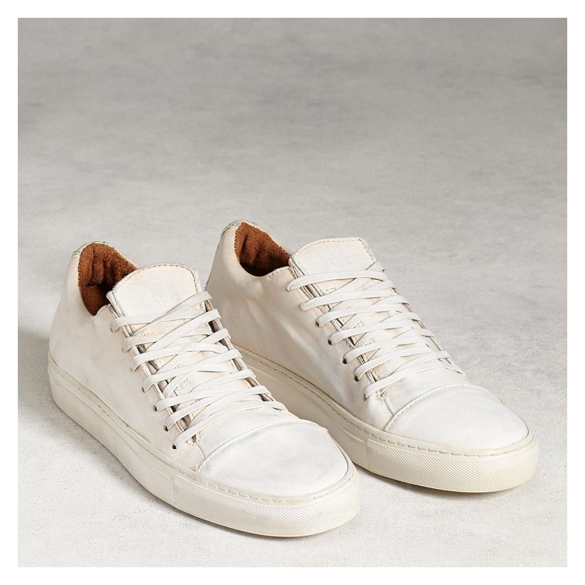 White 315 Leather Low Top Trainers main product photo