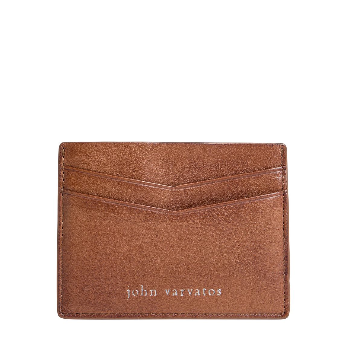 Brown Heritage Leather Card Holder main product photo