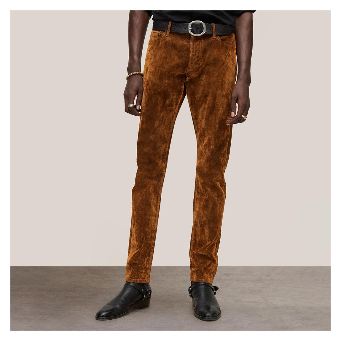 Brown J702 Slim Fit Jeans main product photo