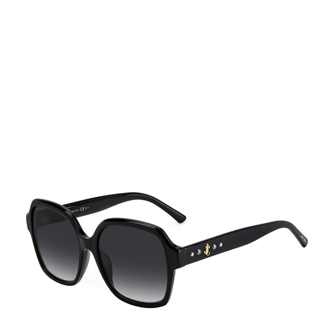 Women's Black Jimmy Choo Sunglasses 55mm main product photo