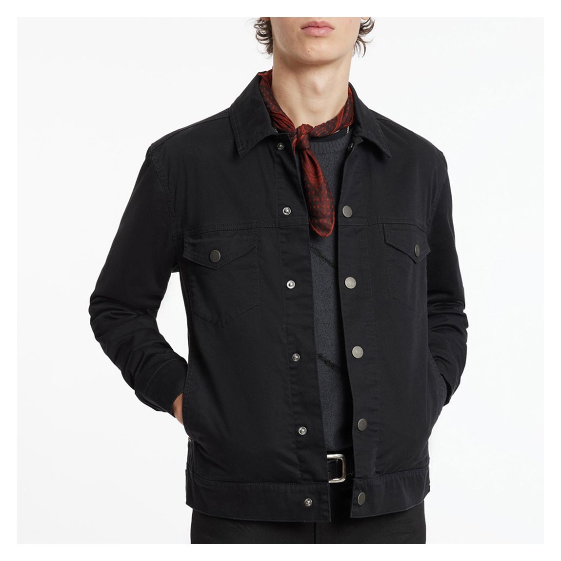 Black Pete Trucker Jacket main product photo