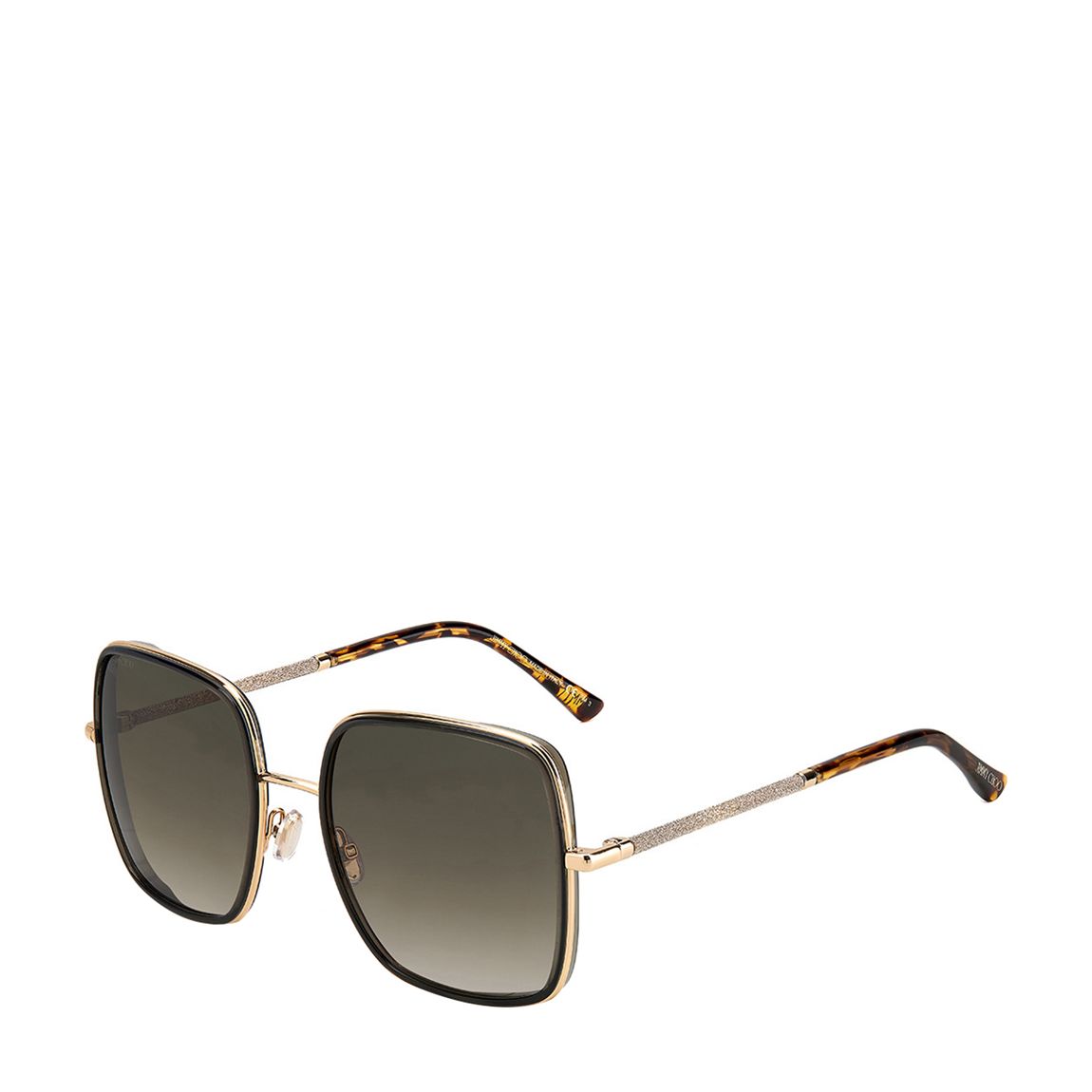 Women's Gold & Brown Jimmy Choo Sunglasses 57mm main product photo