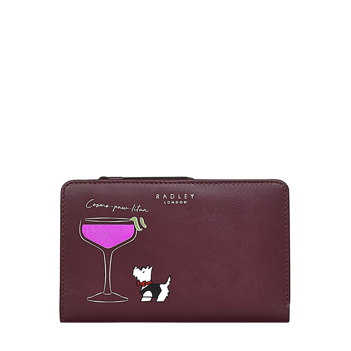 Dark Red Radley Bartender Medium Bifold Purse main product photo