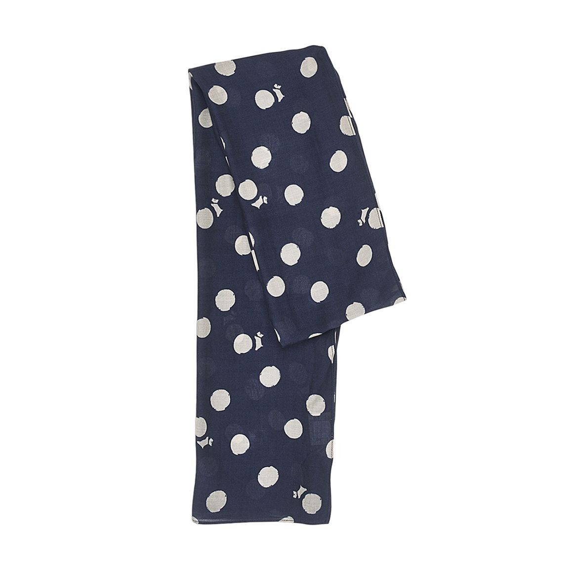 Dark Blue Radley Scatter Spot Scarf main product photo