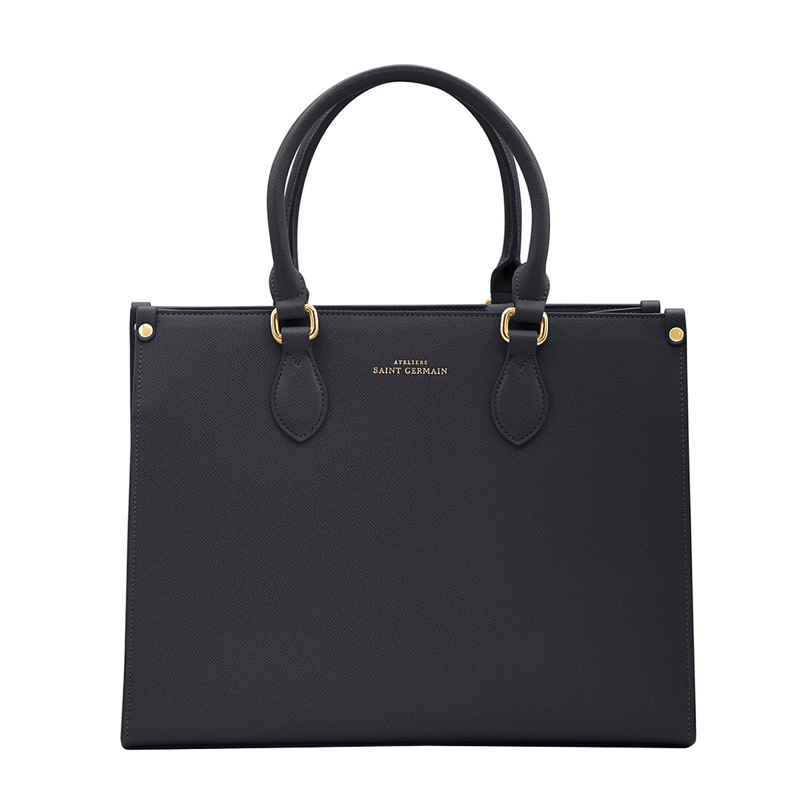Black Leather Cabas Bag main product photo