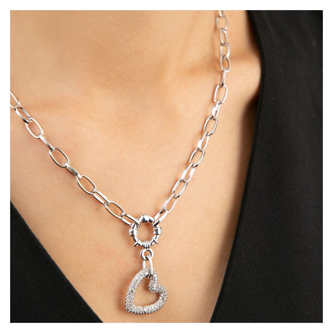 Silver Necklace main product photo