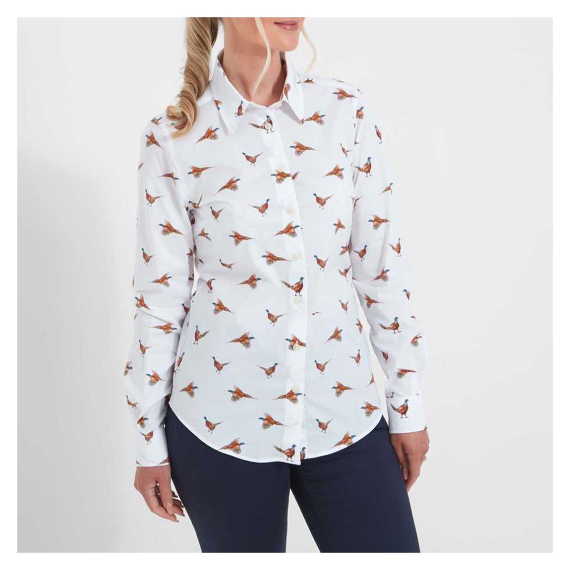 White Norfolk Shirt main product photo