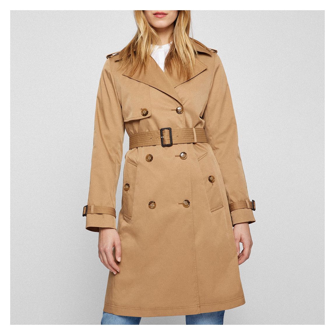 Camel Conry Trench Coat main product photo