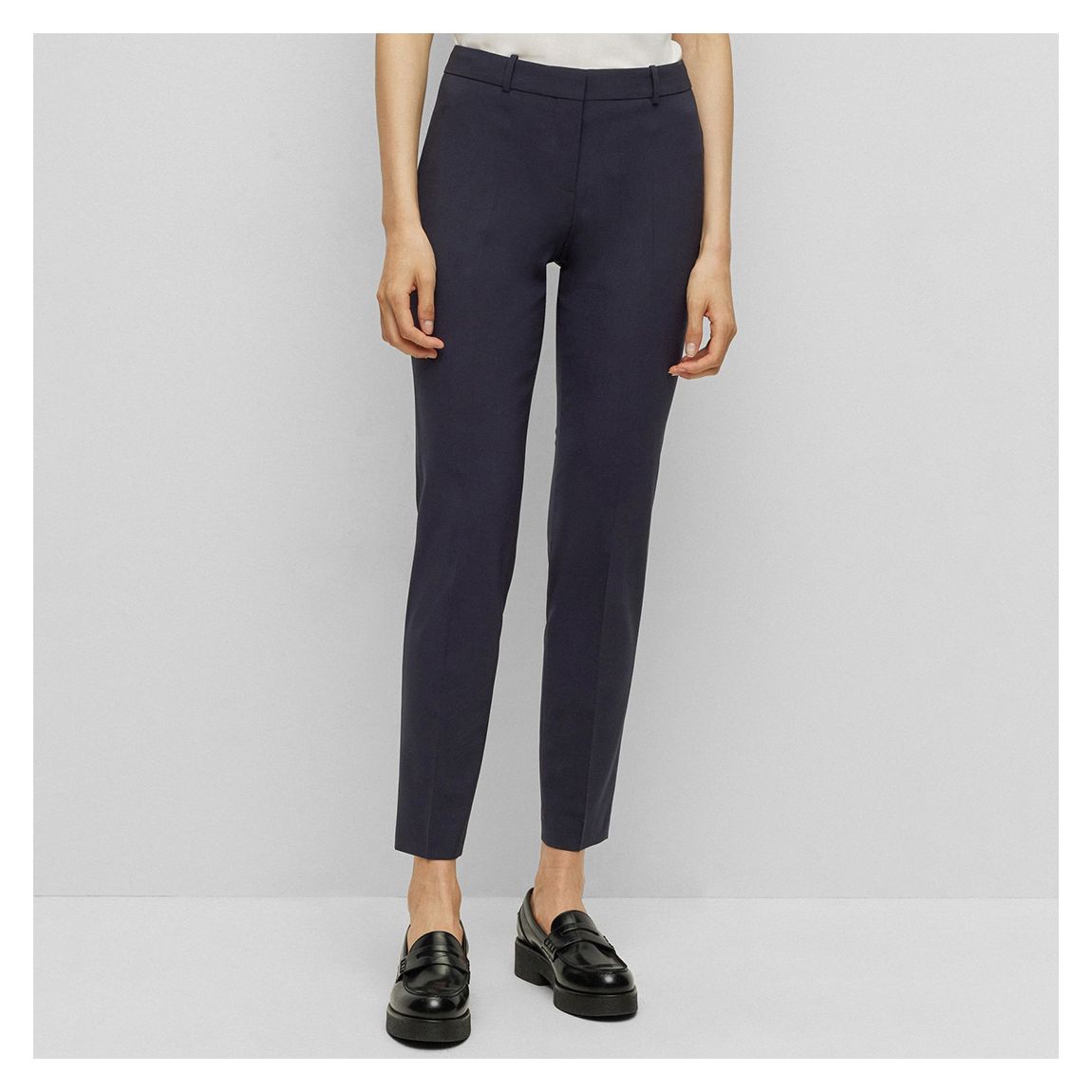 Navy Tiluna Stretch Trousers main product photo