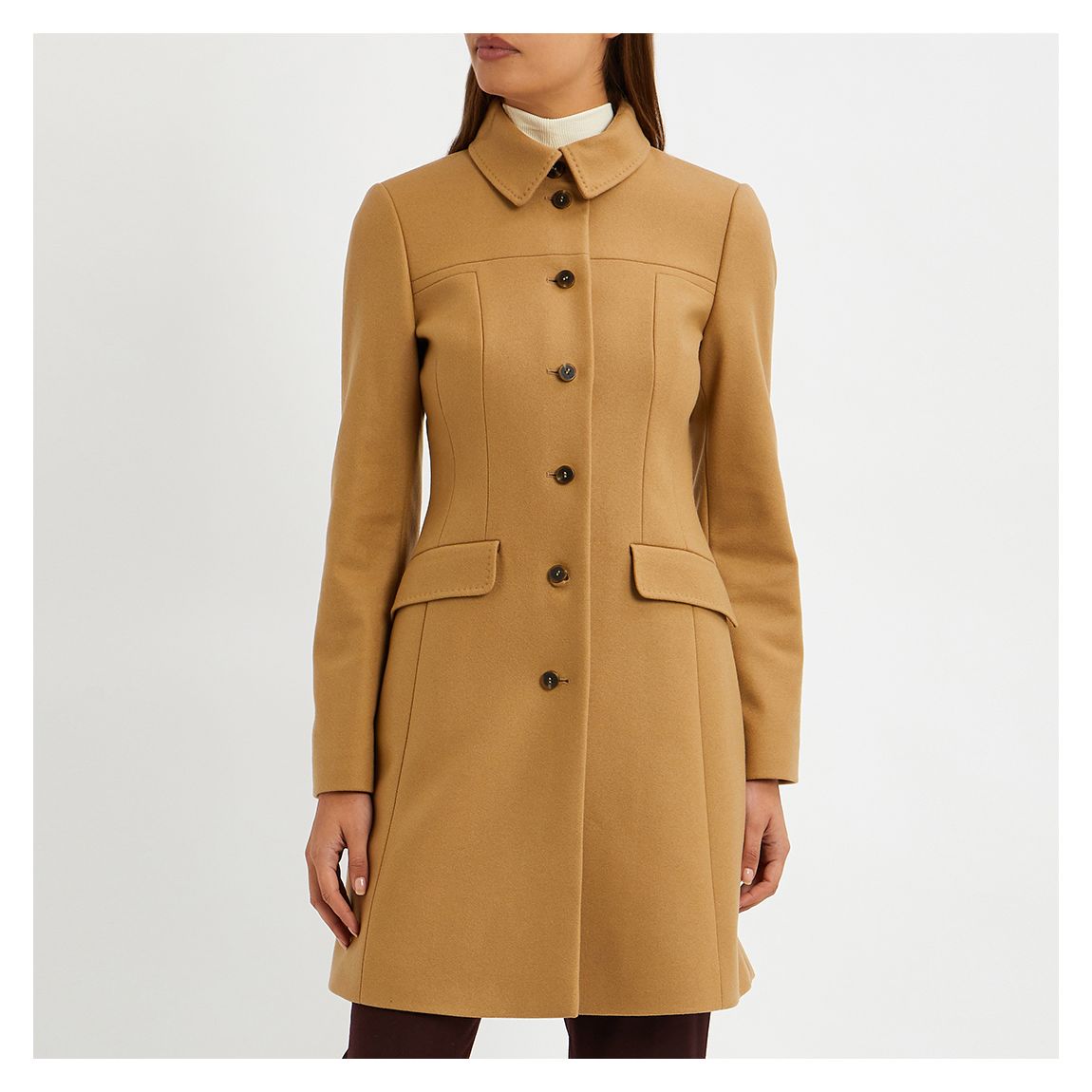 Camel Ciera Button Coat main product photo