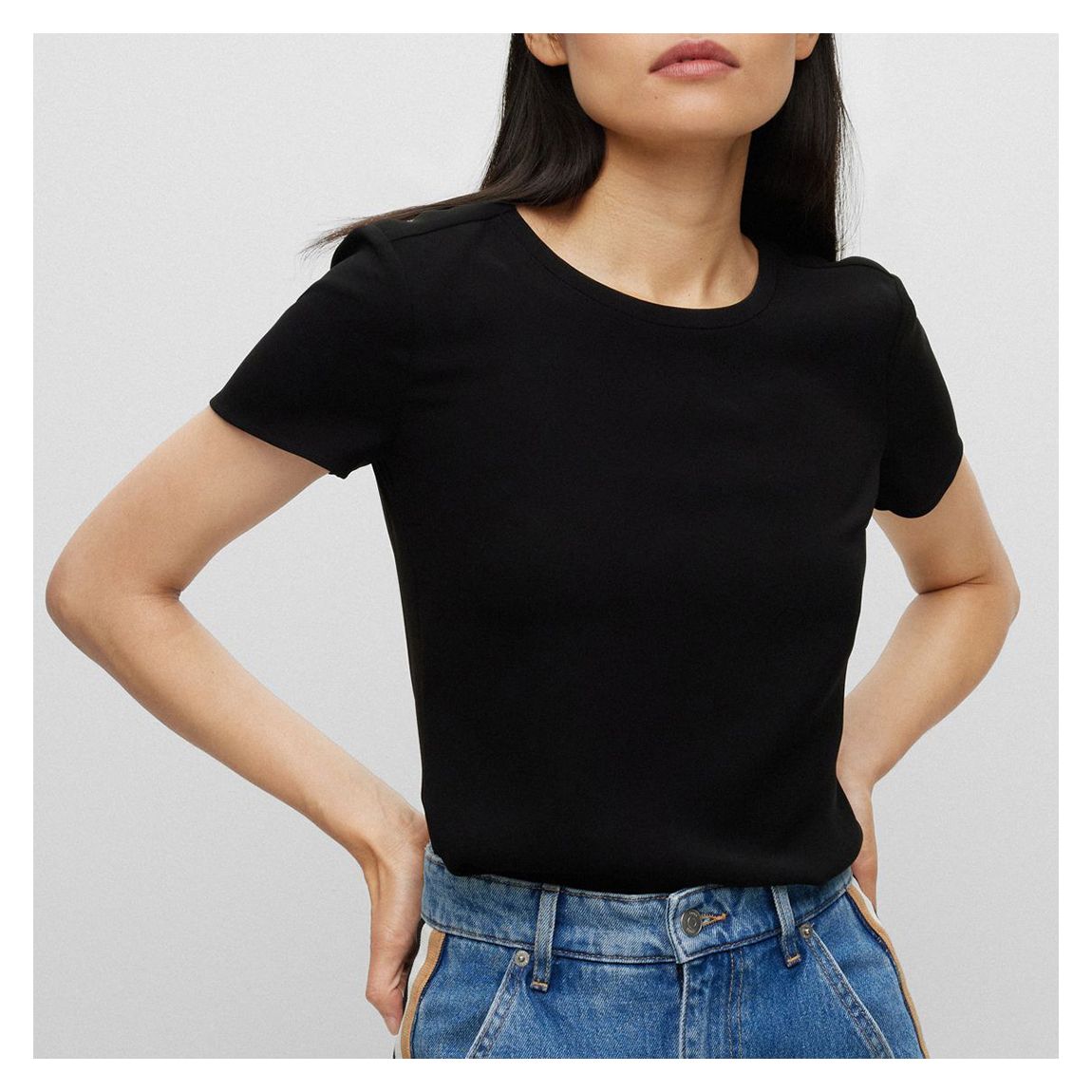 Black Ilyna T-Shirt main product photo