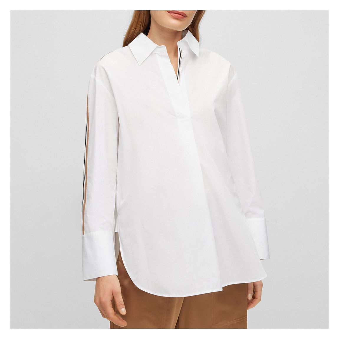 White Bicona Cotton Shirt main product photo
