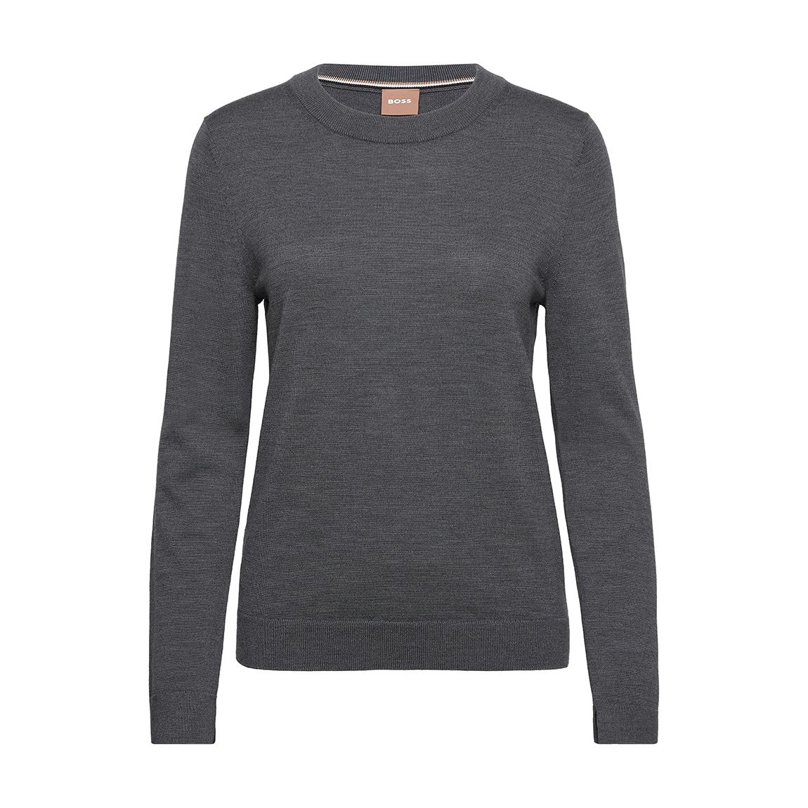 Grey Fegan Wool Jumper main product photo