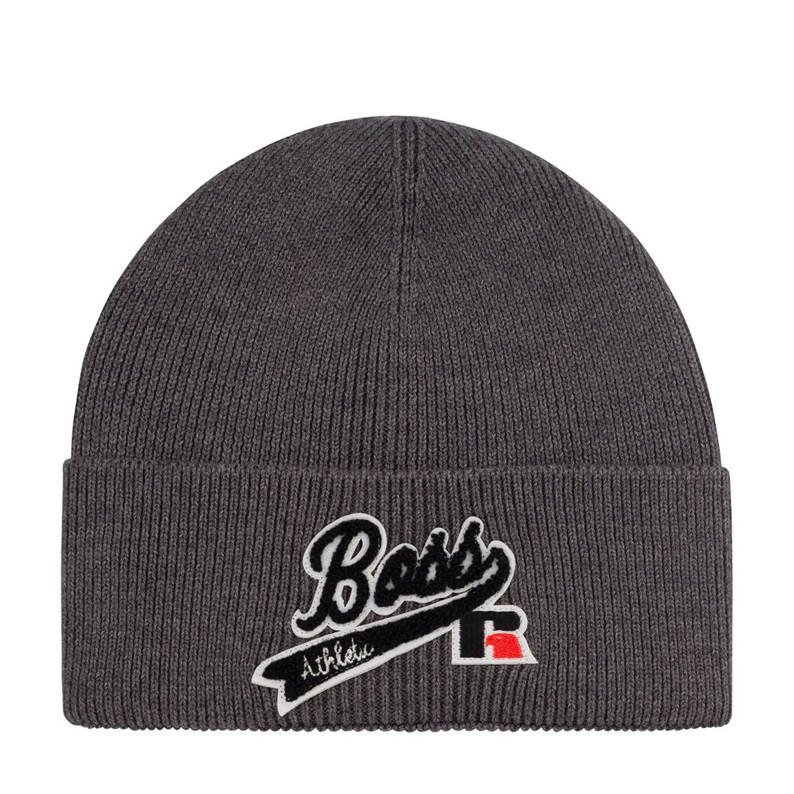 Grey Patch Logo Wool Blend Beanie main product photo