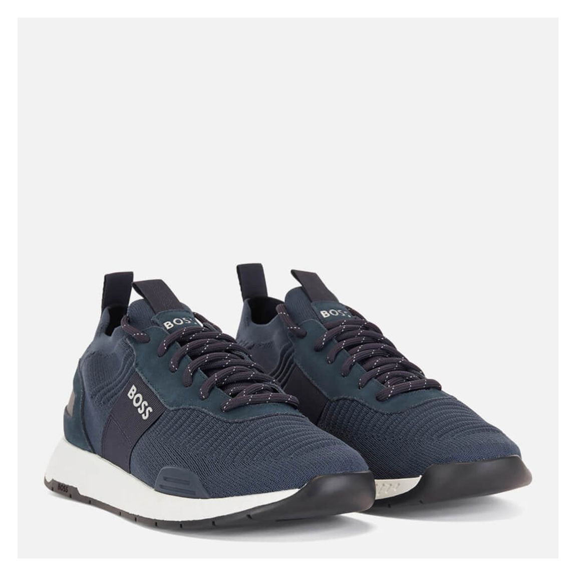 Dark Blue Titanium Run Trainers main product photo