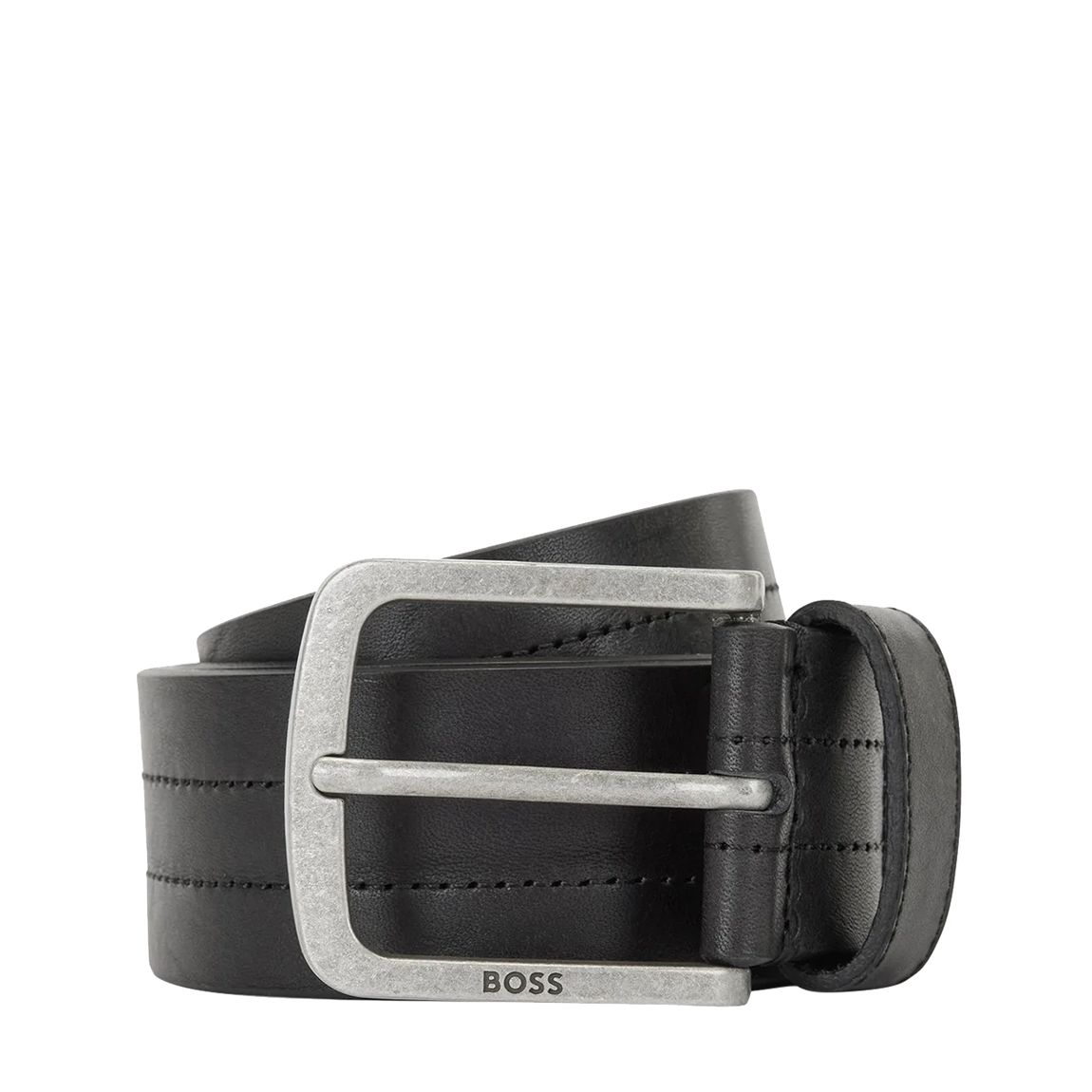 Black Jor Textured Leather Belt main product photo