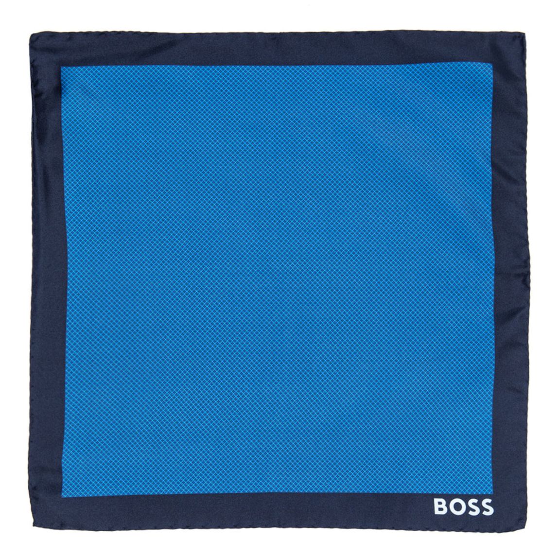 Bright Blue Silk Pocket Square main product photo