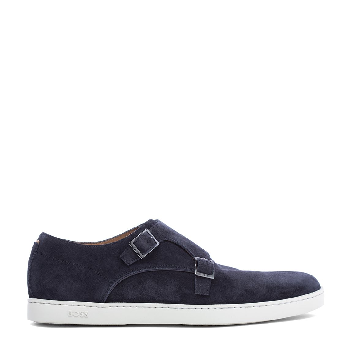Dark Blue Devin Monk Leather Shoes main product photo