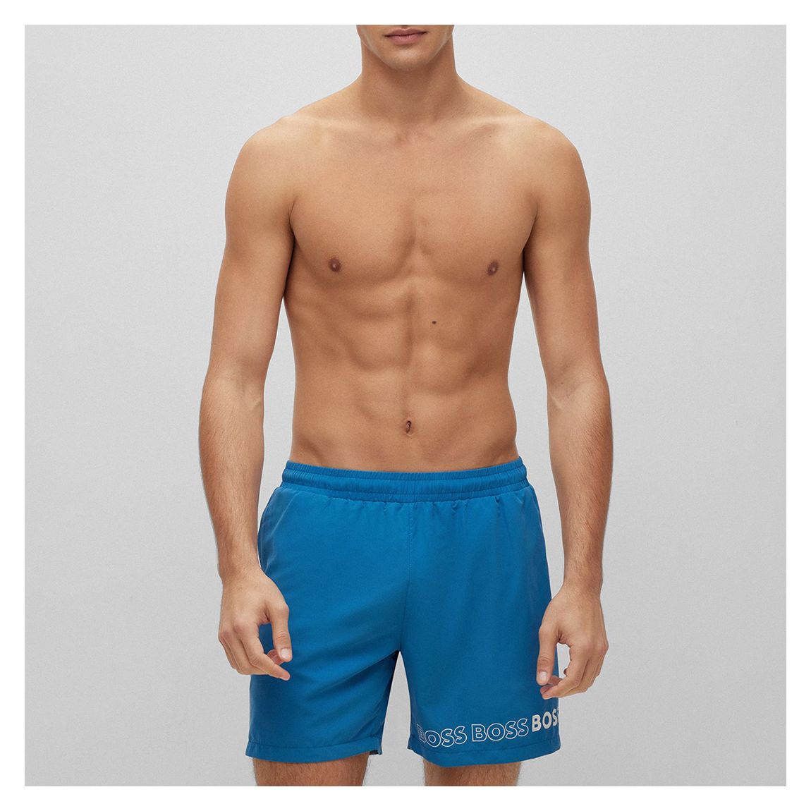 Blue Dolphin Triple Logo Swimming Trunks main product photo