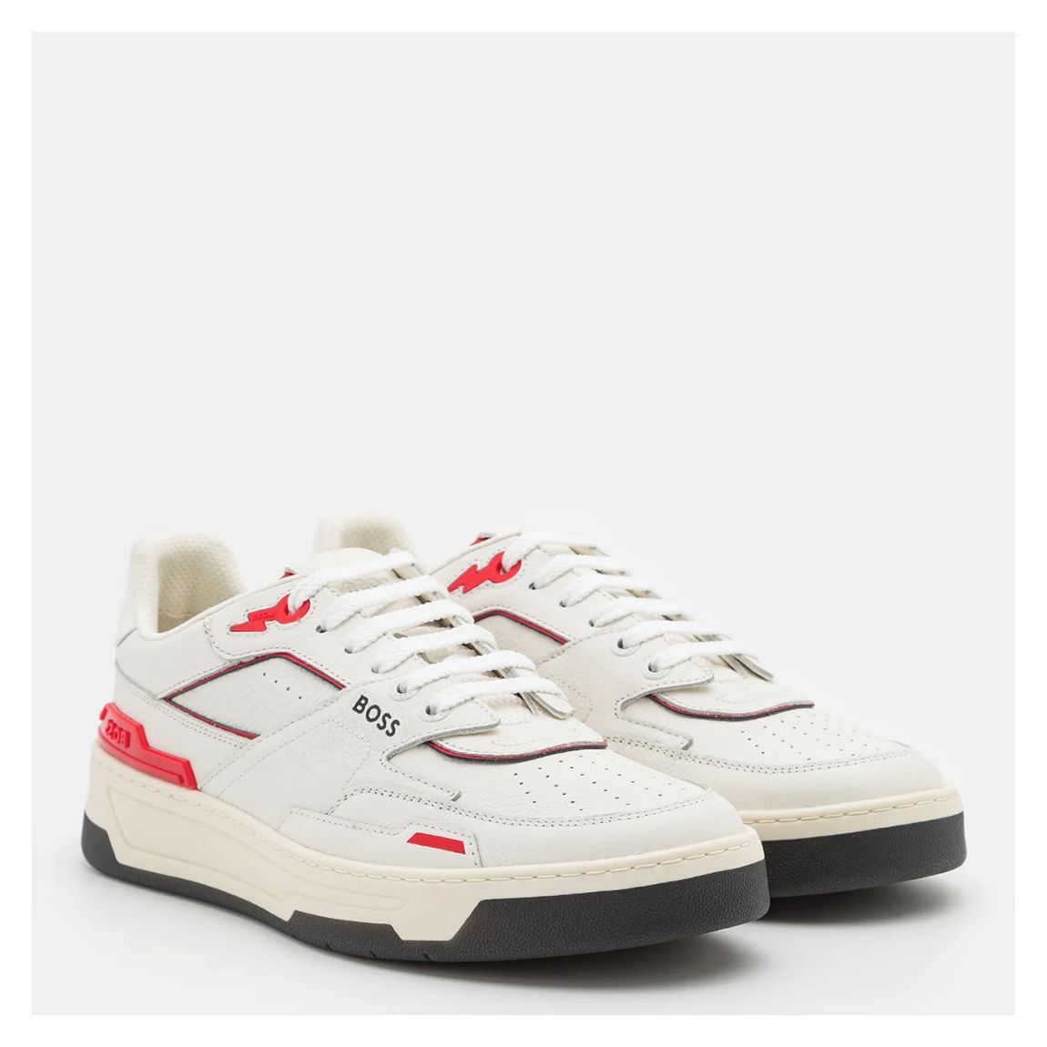White Baltimore Tenn Leather Trainers main product photo