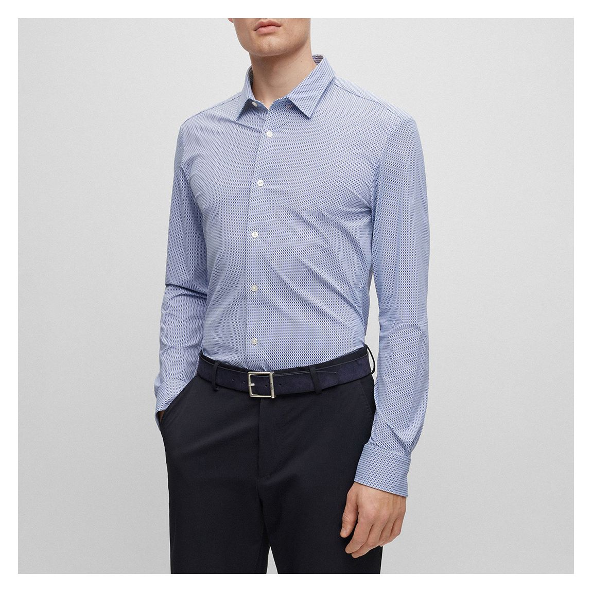 Blue Roan Pattern Shirt main product photo