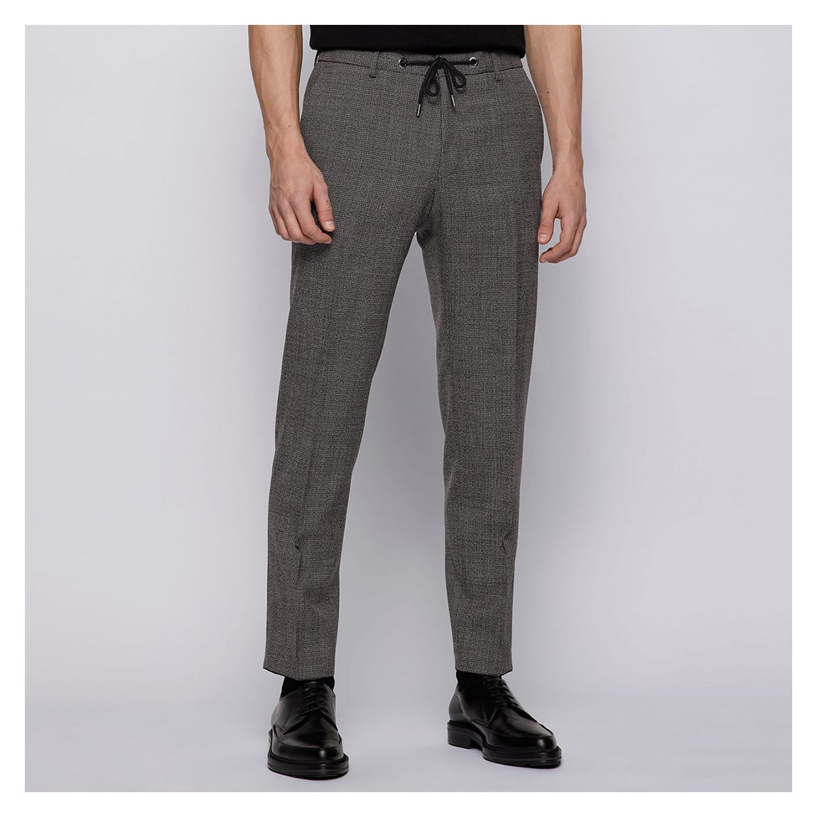 Black Bardon Wool Trousers main product photo