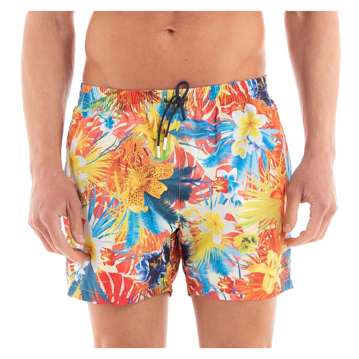Multi Piranha Printed Swimming Shorts main product photo