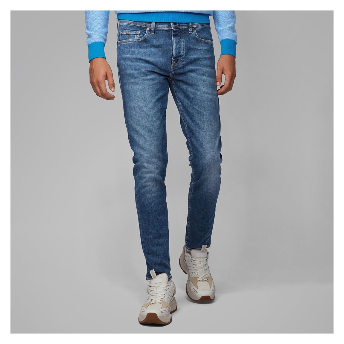 Blue Taber Straight Jeans main product photo