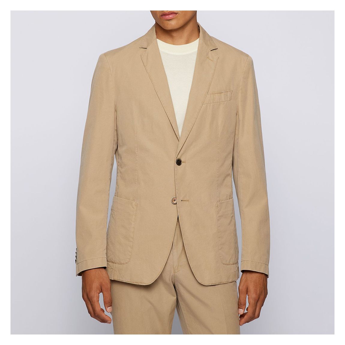 Beige Hanry Cotton Blazer main product photo