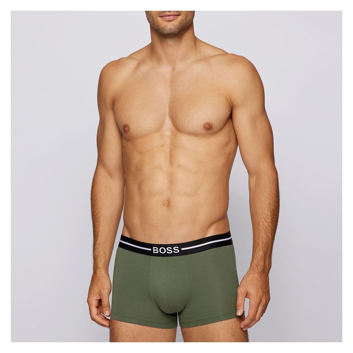 Khaki 3 Pack Cotton Blend Trunks main product photo