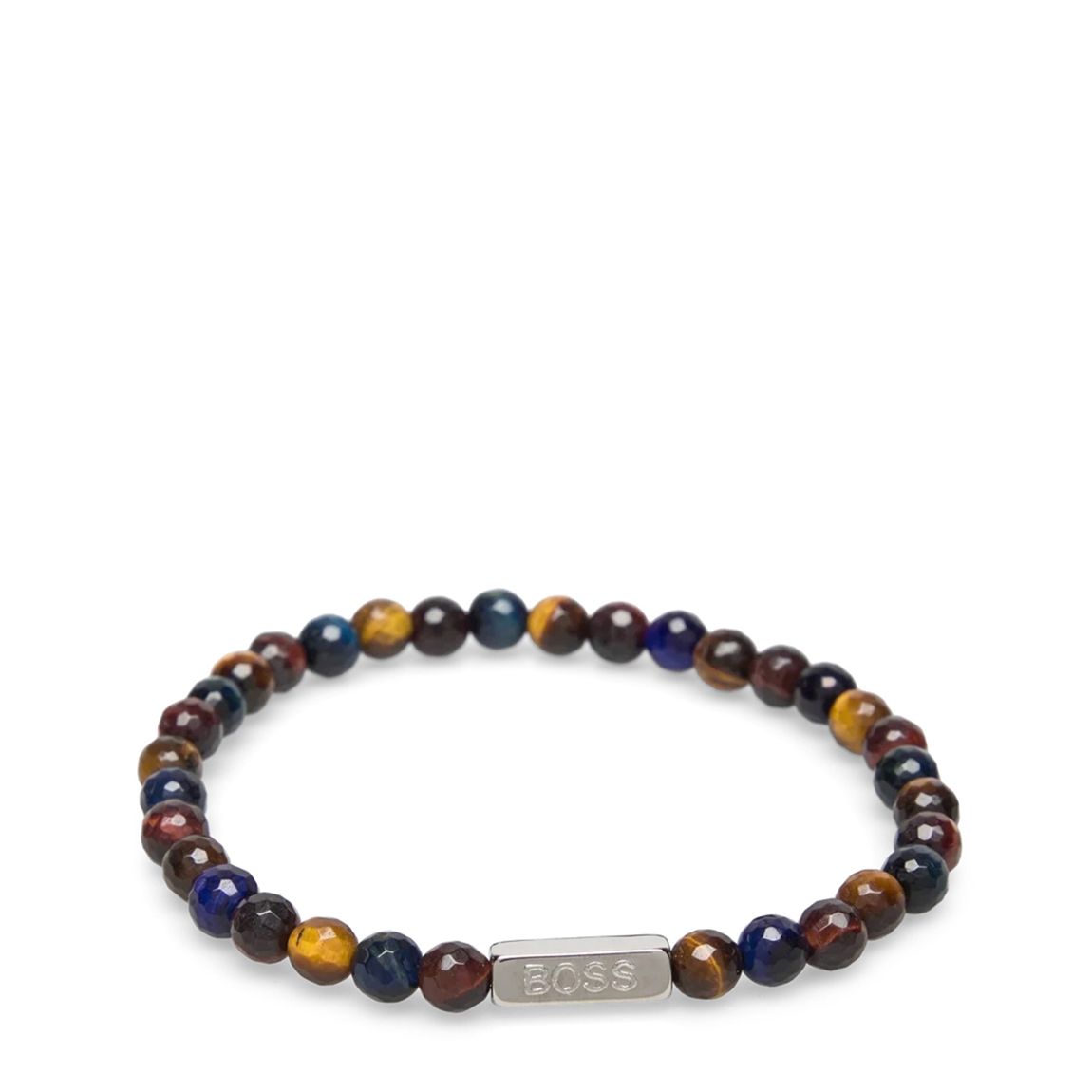 Mid Brown Bernardo Beaded Bracelet main product photo