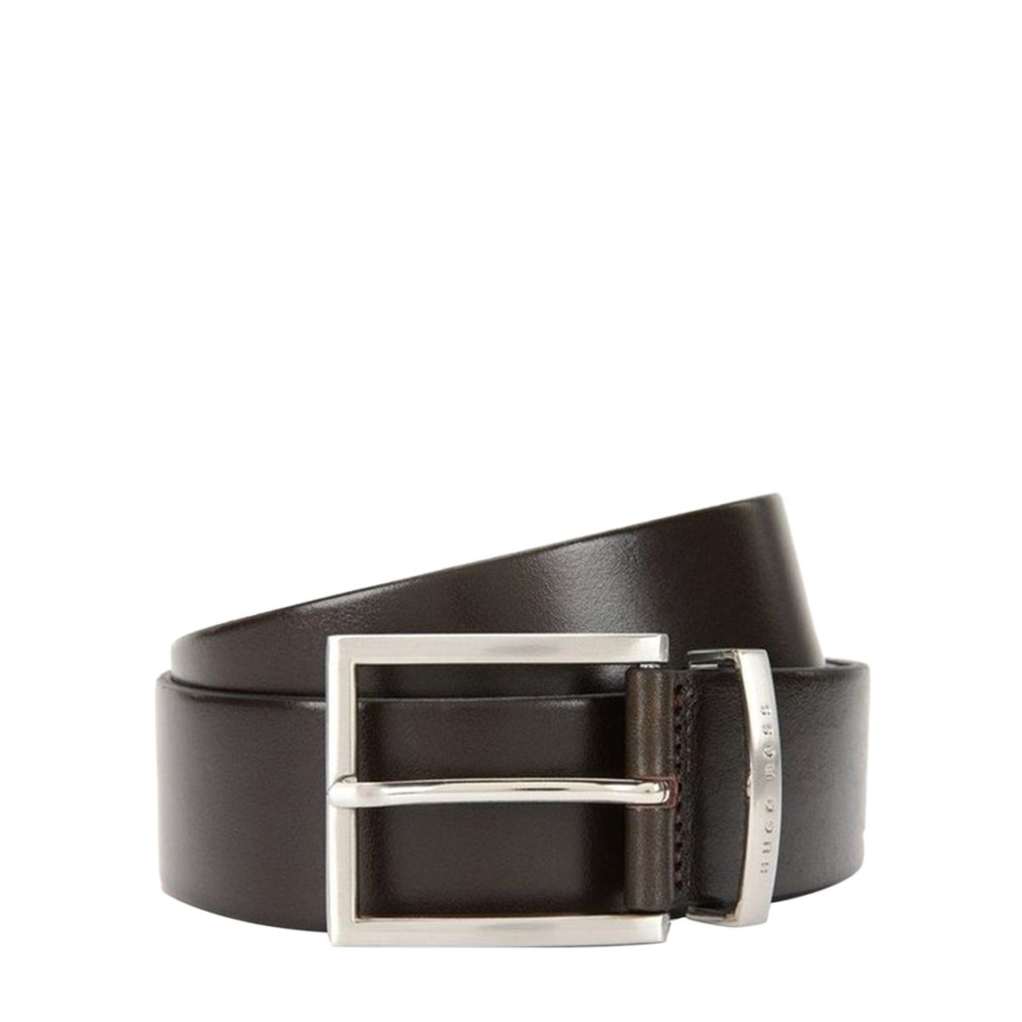 Dark Brown Buddy Leather Belt main product photo