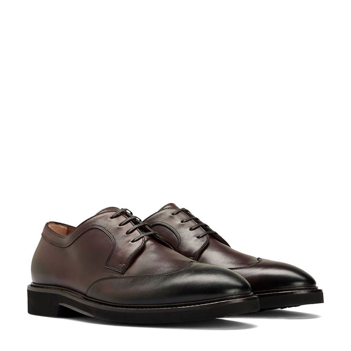 Brown Jerrard Leather Lace Up Shoes main product photo