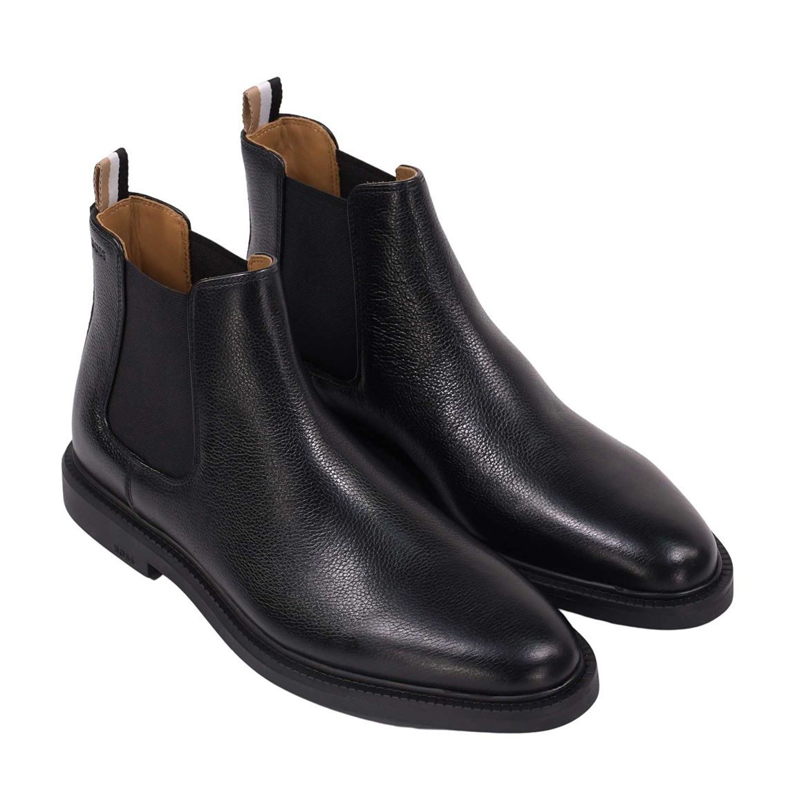 Black Larry Cheb Leather Boots main product photo