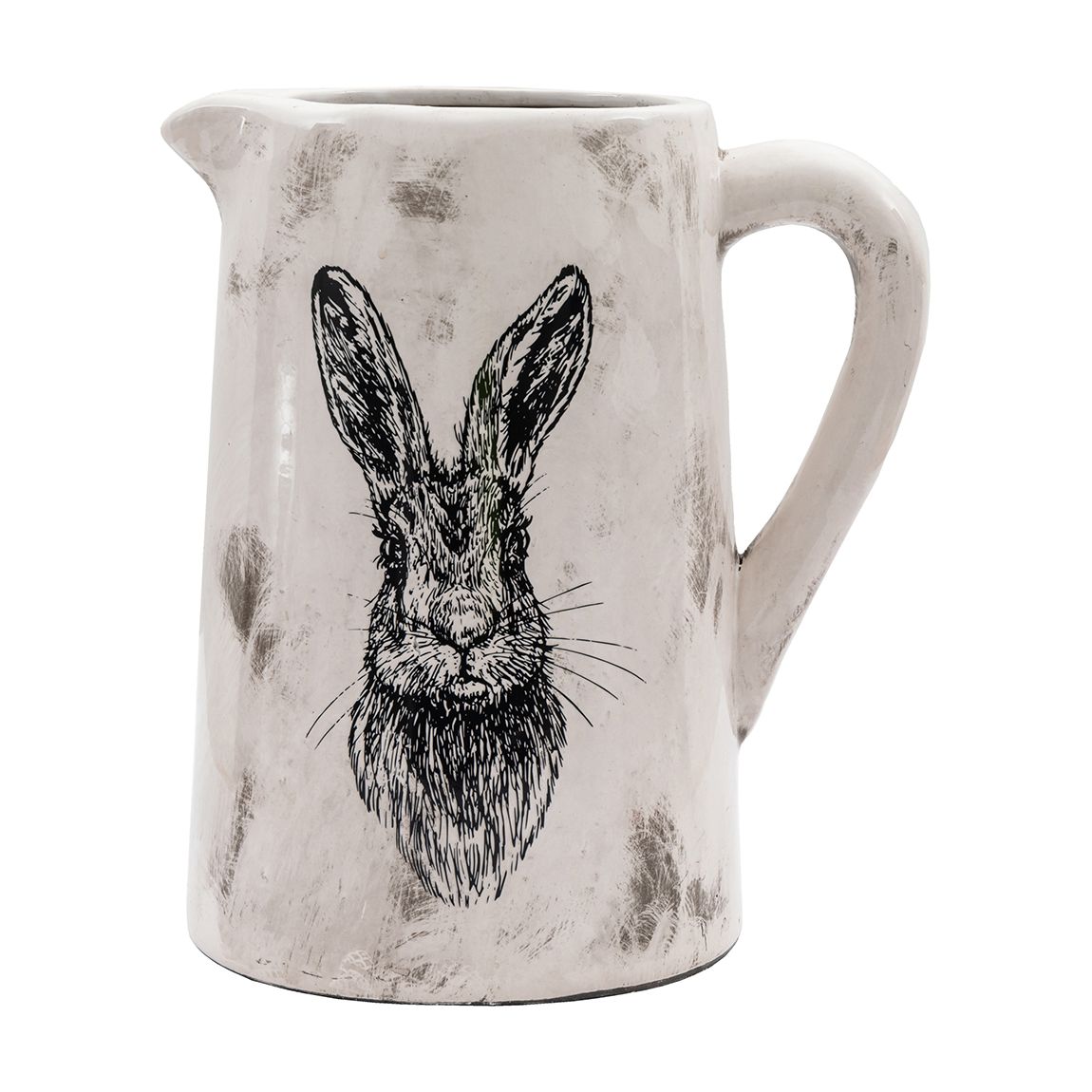 Hare Pitcher Vase Medium, Distressed main product photo