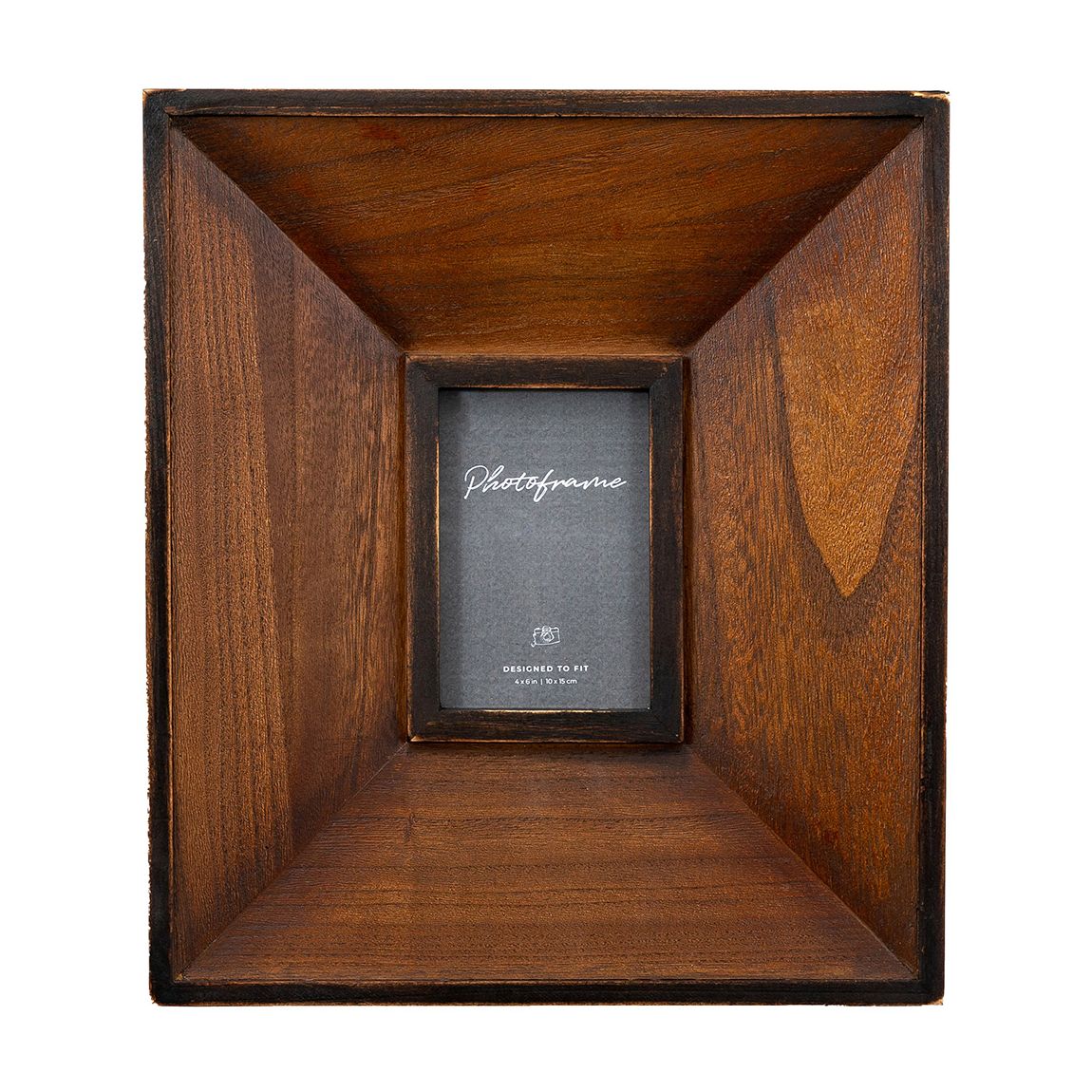 Strand Frame 4x6inch Oblong, Brown main product photo