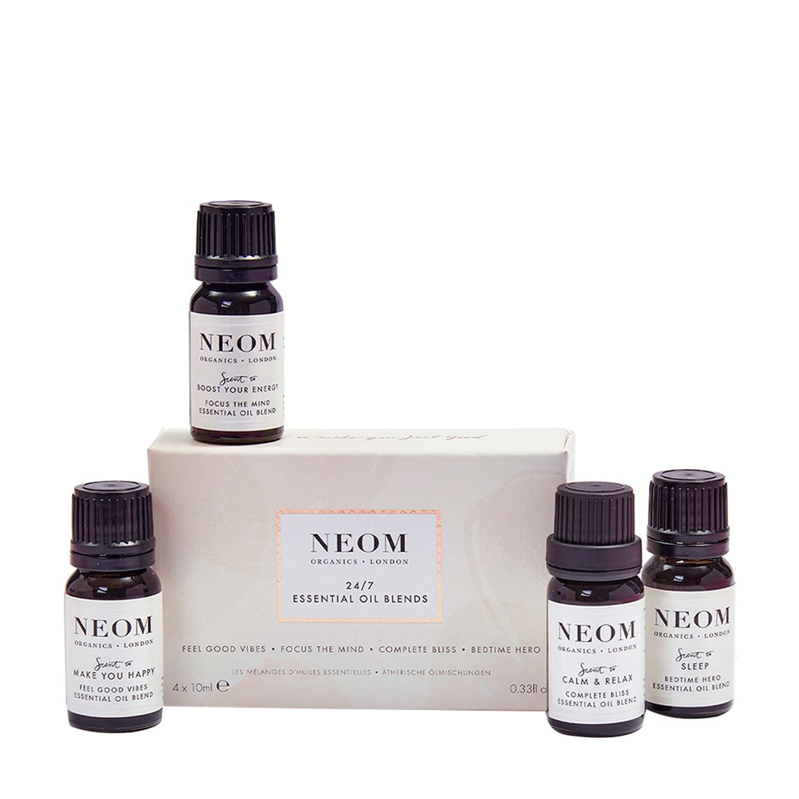 24/7 Essential Oil Blends 4x 10ml main product photo
