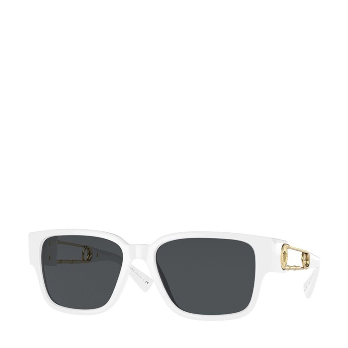 Men's White Versace Square Sunglasses 56mm main product photo