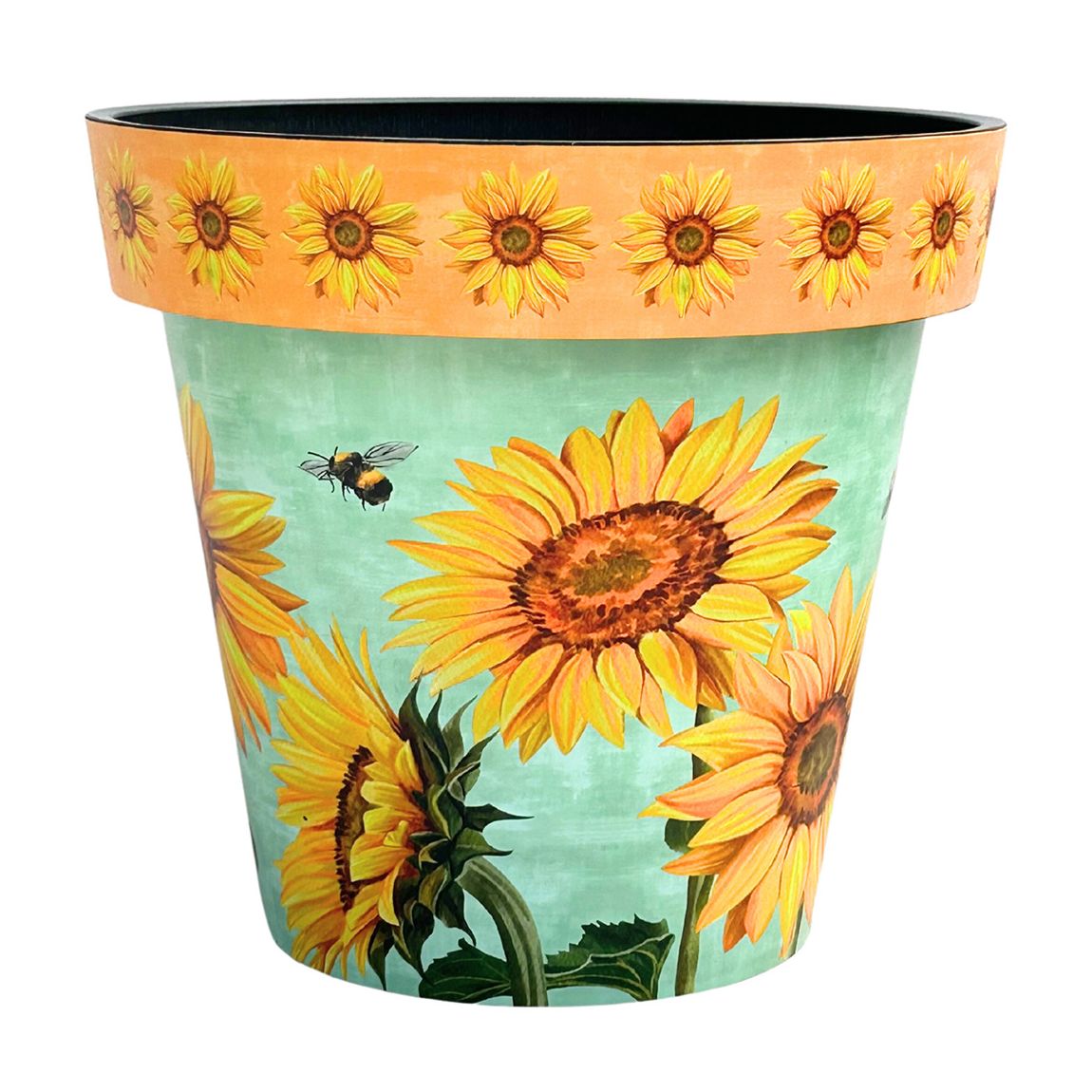 38cm ZestPot Watercolor Sflower main product photo