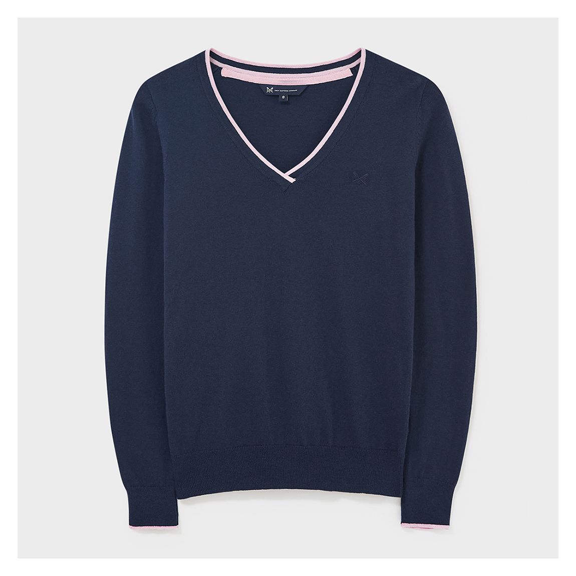 Navy Foxy V Neck Jumper main product photo