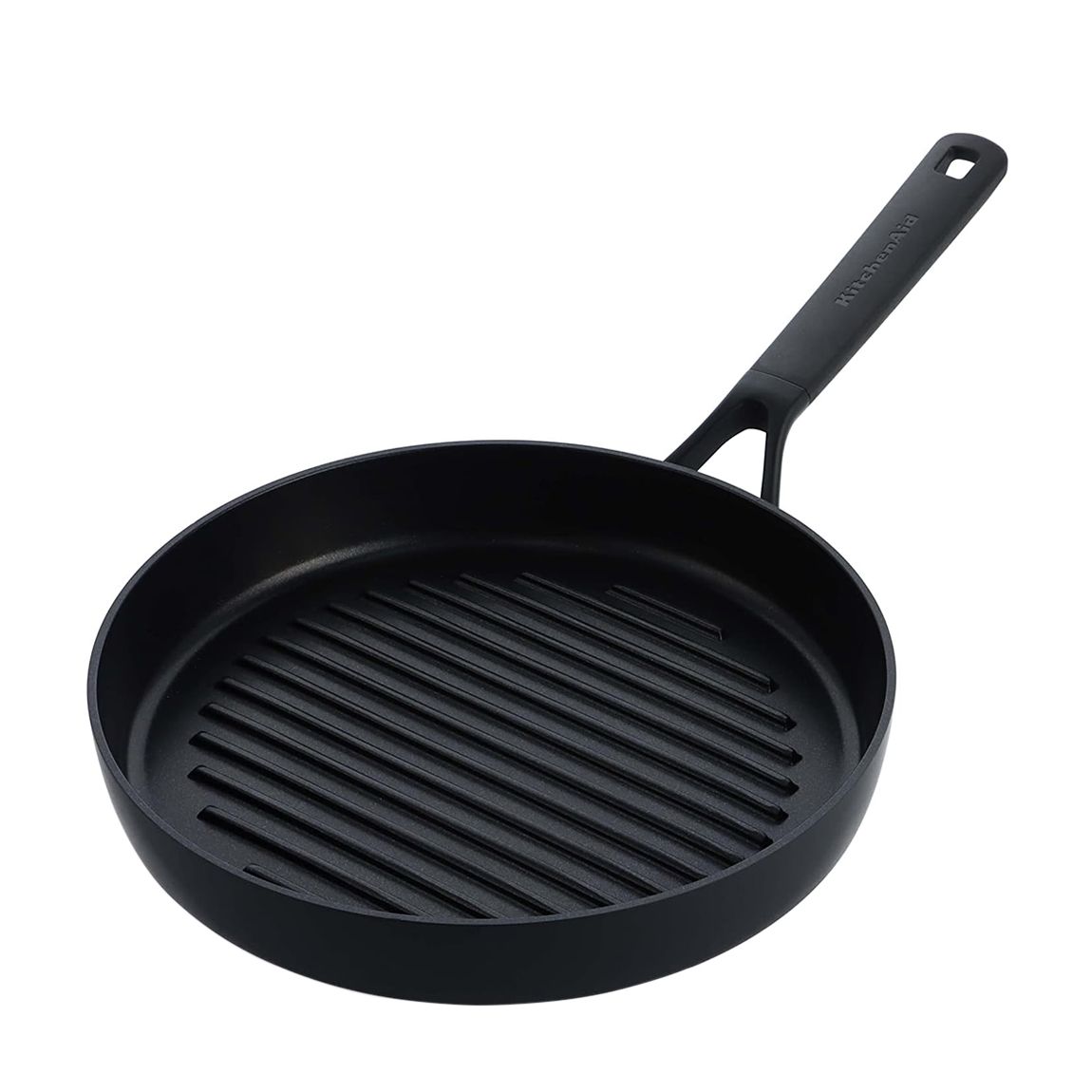 KitchenAid Classic Forged Ceramic Non-Stick 28cm Grill Pan, Black main product photo