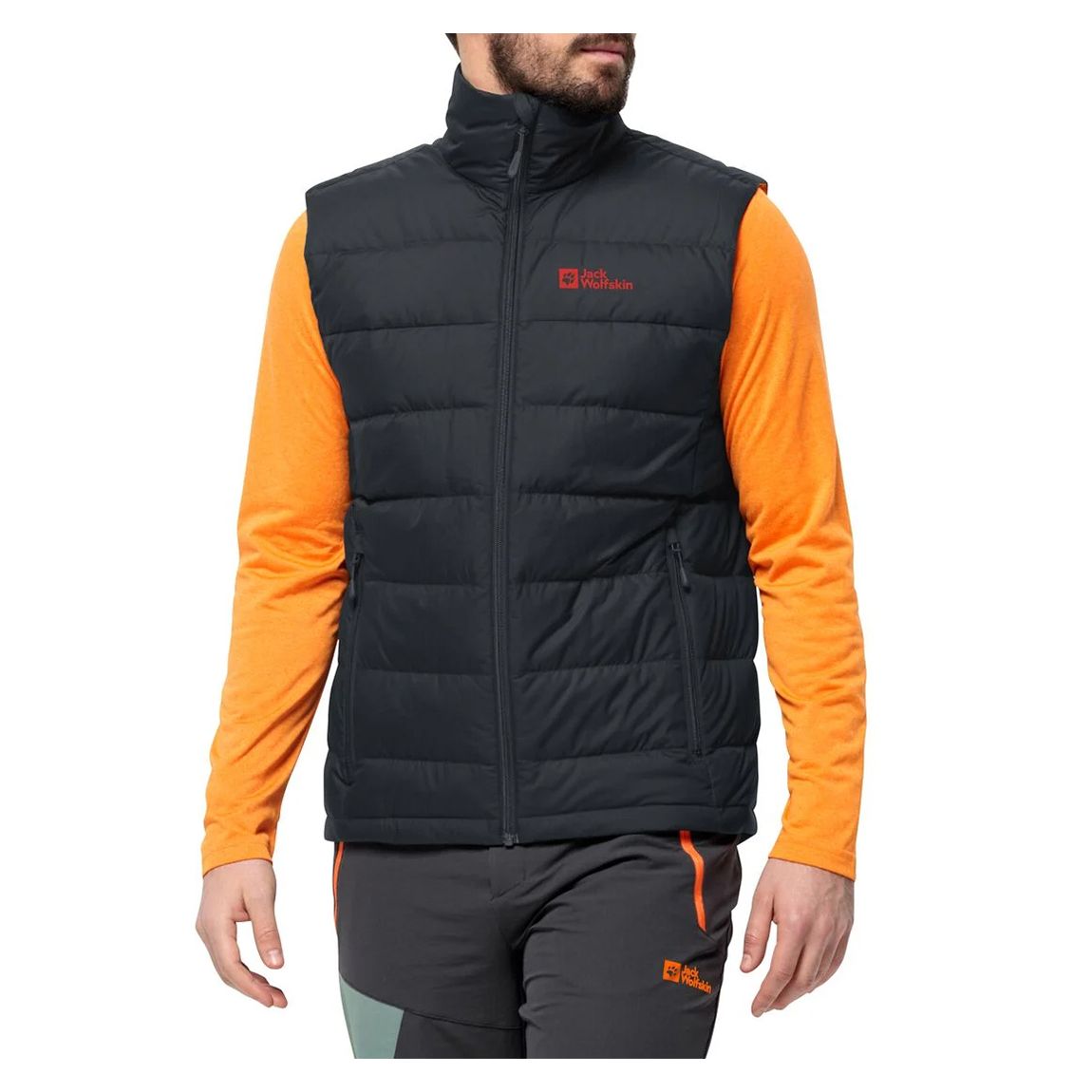 Black Ather Down Gilet main product photo
