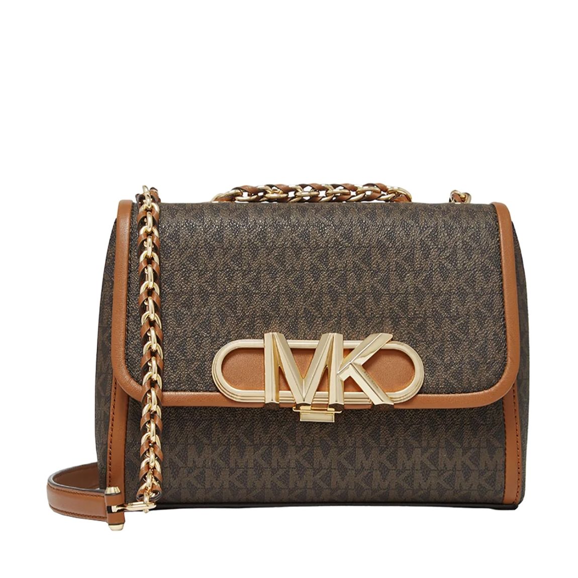 Brown/Acorn Parker Medium Convertible Chain Shoulder Bag main product photo
