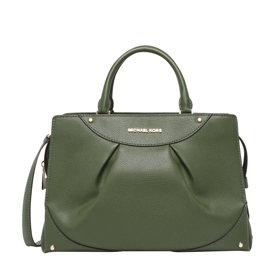 Amazon Green Enzo Medium Satchel main product photo