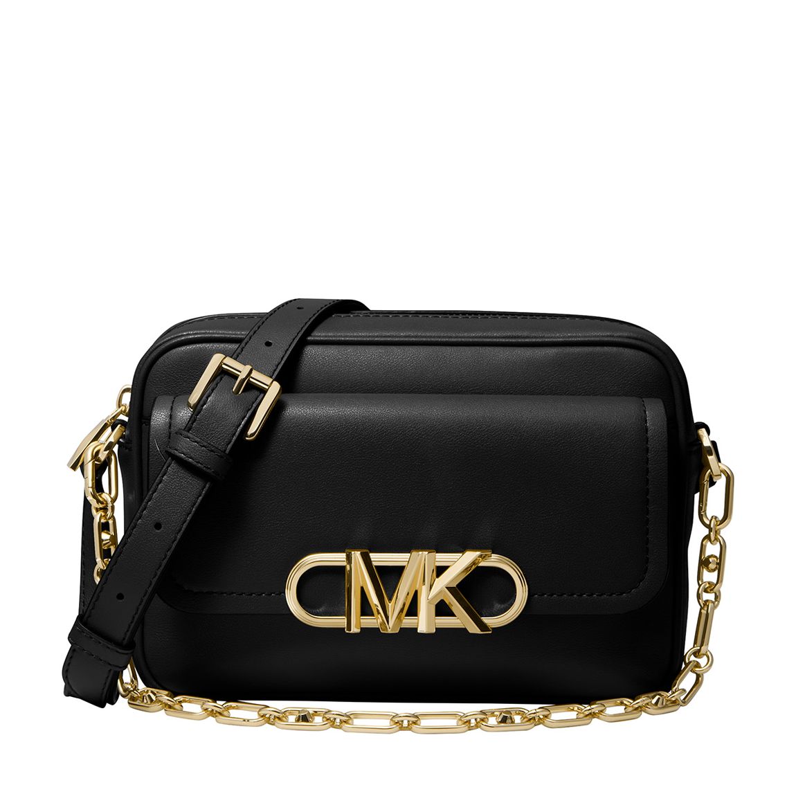 Black Parker Medium Chain Swag Camera Crossbody main product photo
